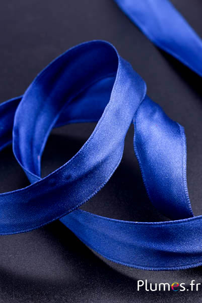 Satinband - Breite 25 mm - nachtblau  